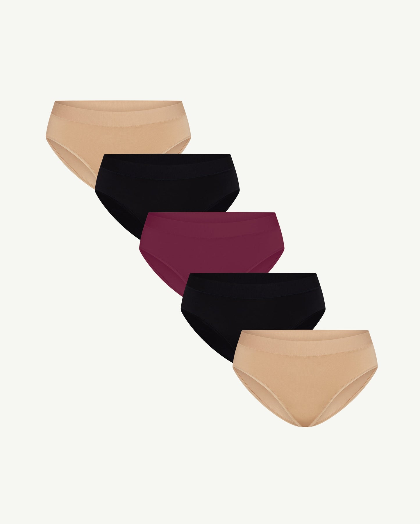 BlissWear Mid-Rise Brief 5-Pack