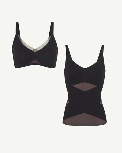 CrossOver Bra + LiftWear Cami Bundle