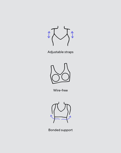 CrossOver V-Neck Bra
