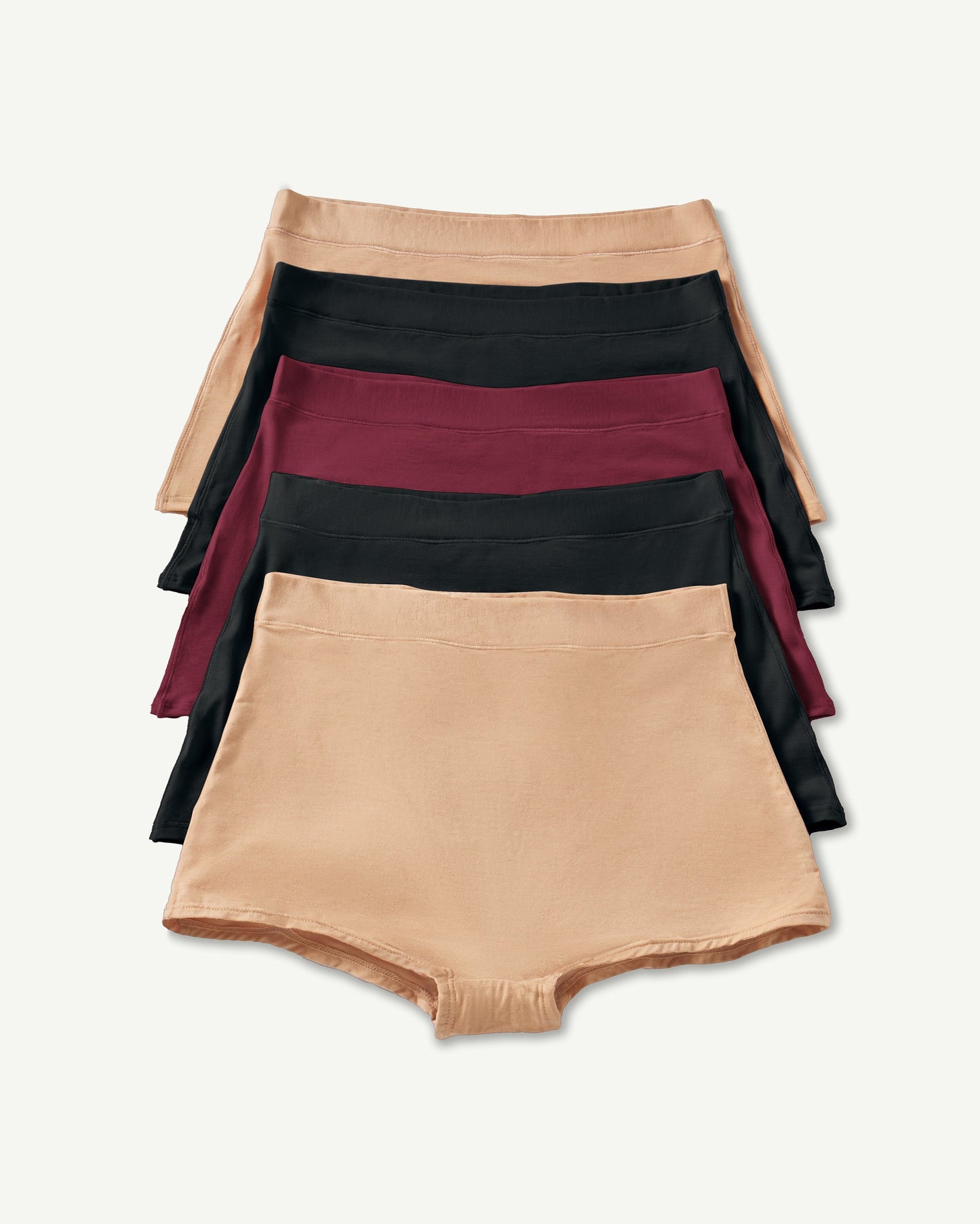 BlissWear High-Rise Boyshort 5-Pack