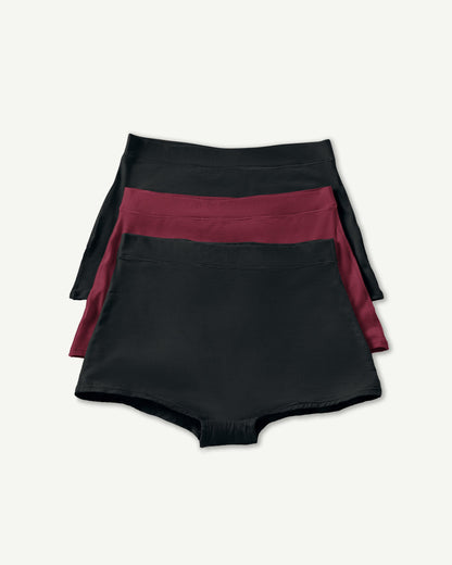 BlissWear High Rise Boyshort 3-Pack