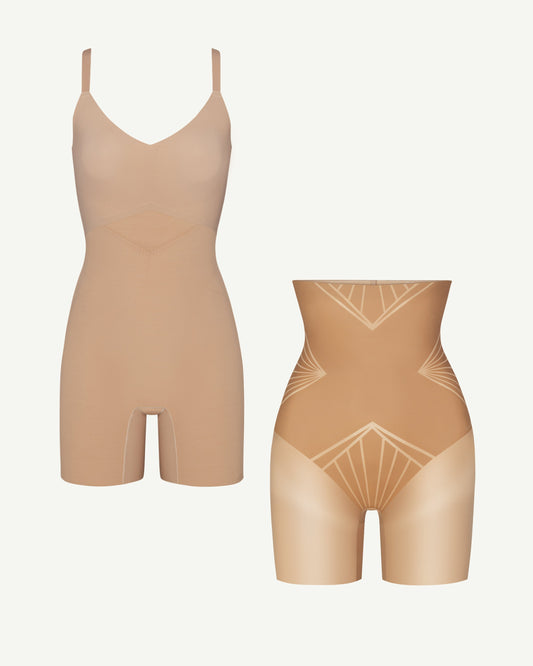 Bodysuit + Short Shapewear Bundle