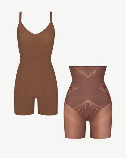 Bodysuit + Short Shapewear Bundle
