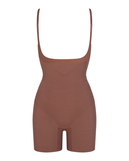Open-Bust Mid-Thigh Bodysuit