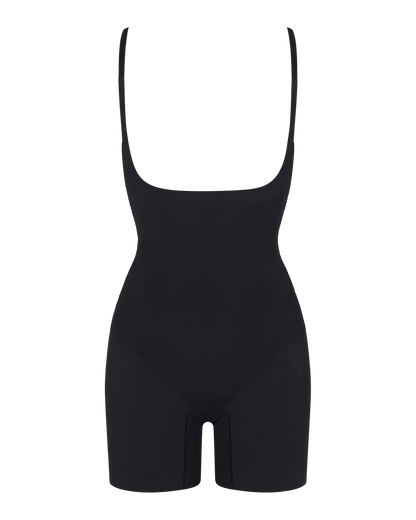 Open-Bust Mid-Thigh Bodysuit