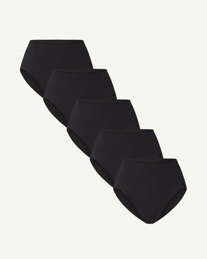 SoftForm Cotton High-Rise Brief 5-Pack