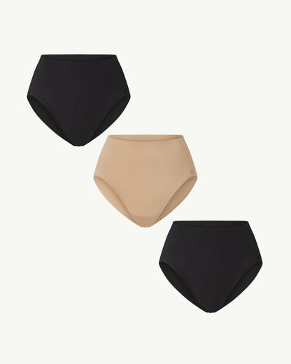 SoftForm Cotton High-Rise Brief 3-Pack