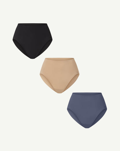 SoftForm Cotton High-Rise Brief 3-Pack