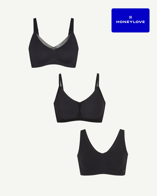 Three Bra Bundle + Free Membership